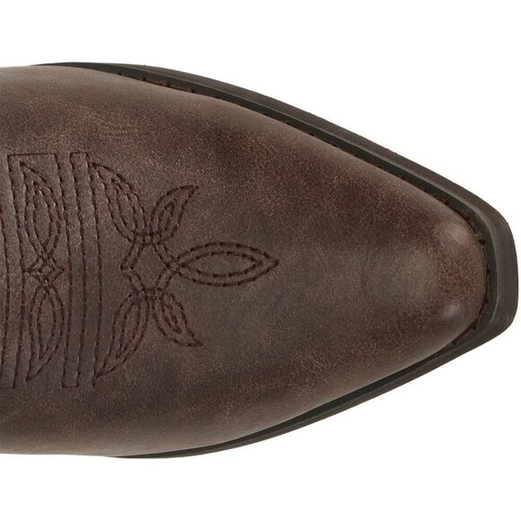 🆕Ladies Cowgirl Cowboy Boots for Women Wide Calf Fashion Western Brown leather - Picture 3 of 8